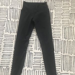 Black high rise lululemon wunder unders